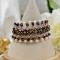 How to Make Vintage Beaded Braid Bracelet with Faceted Glass Beads