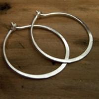 I am making silver earrings, very fascinating