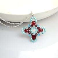 Beaded Necklace design - How to Make a Beaded Pendant Necklace