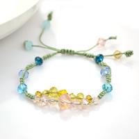Bracelet Kits for Girls-Handmade Crystal Jewelry with String