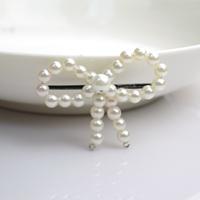 How to Make Pearl Bow Hair Clip for Girls