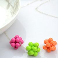 Cute Jewelry Design-Create Your Own Necklace Adorned with 3 Beaded Balls