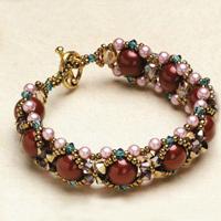 Beaded Jewelry Design Ideas- Make a Beaded Bracelet out of Pearls and Crystal Beads