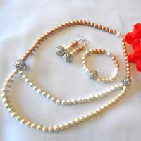 Beaded Jewelry Set Tutorial – Make Pearl Necklace Set with Pandahall Beads