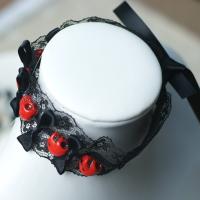 How to Make a Cool Skull Bracelet from Black Lace