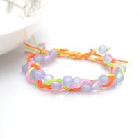 How do You Weave an Easy Friendship Bracelet With Bead Strands and Threads