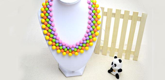 Beaded Necklace Ideas - How to Make a Beaded Collar Necklace in Rapid Way