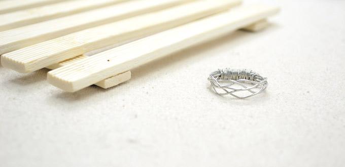 Simple Tutorial on Making a 5-Strand Woven Wire Ring