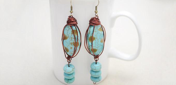 How to Make Wire Wrapped Earrings - Handmade Wire Earrings Design