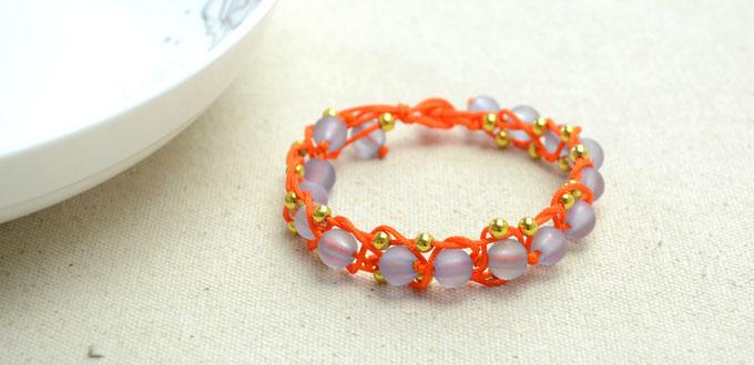 How to Make a Braided Friendship Bracelet with Small-hole Beads
