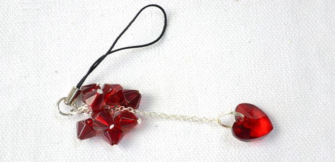 Easy Tutorial on Making Red Bead Mobile Chain