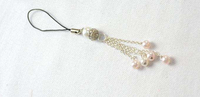 Jewelry for Phone - How to Make a Personalized Cell Phone Charm with Pearl Beads