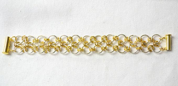 Easy Steps to Make Chainmail Bracelet with Jump Rings