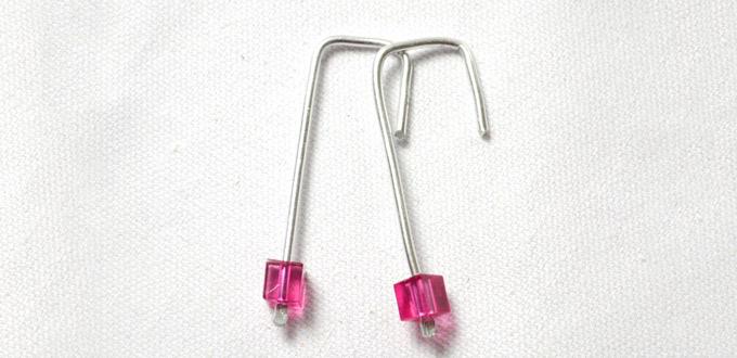 Make Simple Earrings with Wire and Bead Tutorial