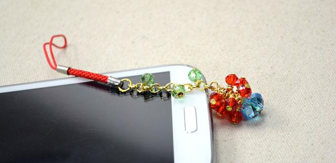 Pictured Tutorial On Diy Beads Cer Cell Phone Charm With 3 Steps Pandahall Com