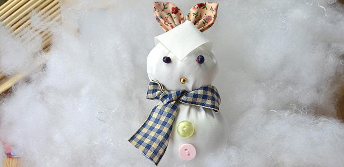 Free Sewing Pattern - How to Make a Cute Stuffed Bunny