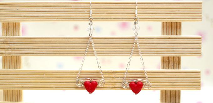 How to Make Easy Earrings with Headpins and Eyepins for Valentine’s Day