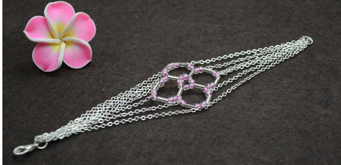 DIY Project on Making a Four-Leaf-Clover Bracelet with Beads and Chains