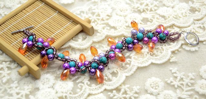 Step-by-step Instructions on Making Inspired Bohemian Bracelets with 4 Types of Beads