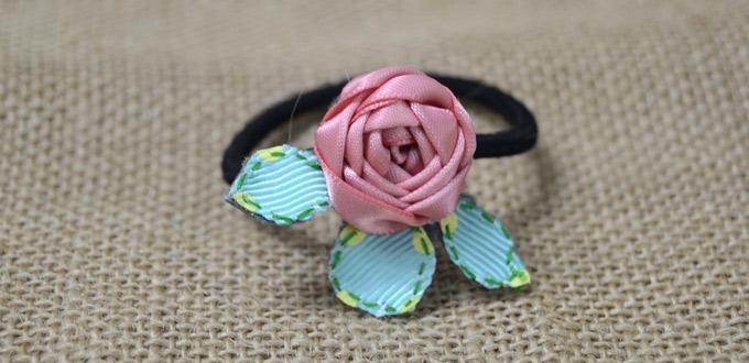 How to Make a Rosette out of Ribbon in Fresh Spring Style