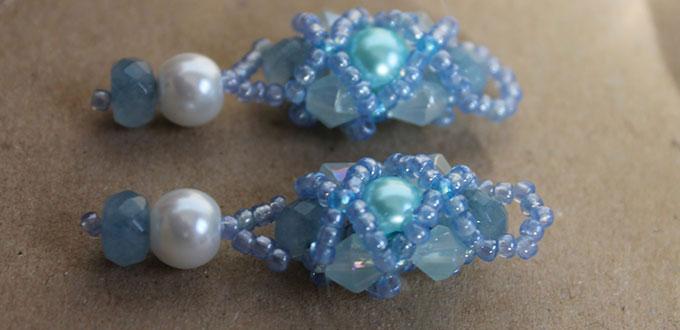 How to Make XOXO Pearl Beaded Drop Earrings for Bridal Party 