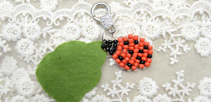Key Chain Design- Make Beetle Key Chain with Seed Beads