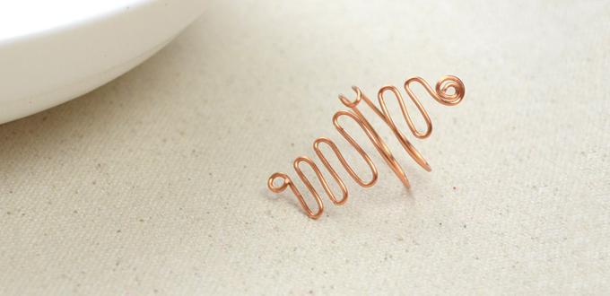 How to Make an Easy Snake Ring out of Wire