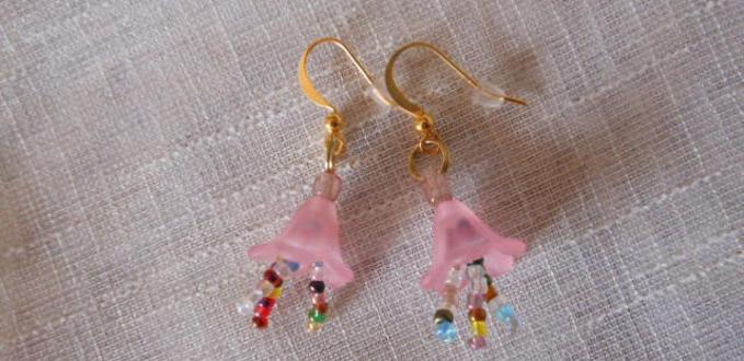 How do You Make Summer Flower Drop Earrings with Beads for Girls