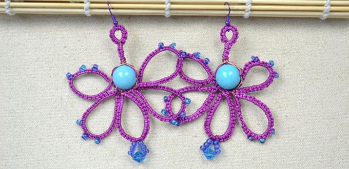 Needle Tatting Patterns on Making Your Own Butterfly Earrings