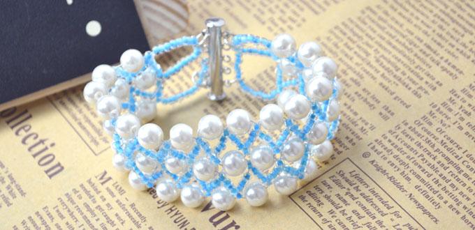 How to Make an Elegant Pearl Cuff Bracelet for Wedding