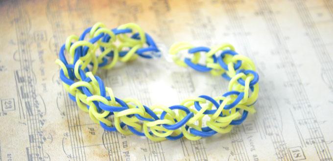 How to Make Heart Shape Rubber Band Bracelets with Crochet Hook
