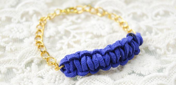 DIY Craft on Making Easy Knot Chain Bracelet 