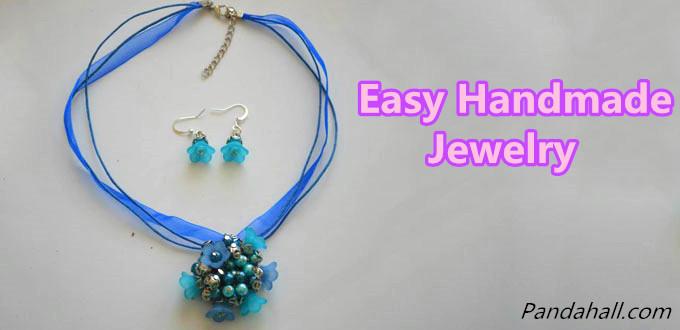 Flower Jewelry Sets – How to Make Beaded Necklaces and Earrings