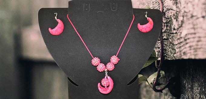Hot Pink Jewelry Set - How to Make Resin Jewelry at Home