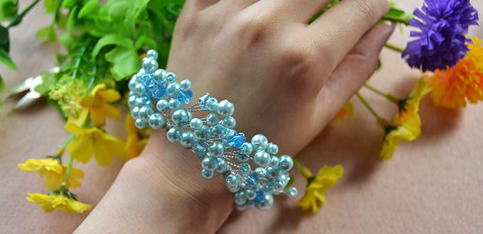 How to Make Free Beaded Bracelet Patterns at Home with Pearl Beads and Wires