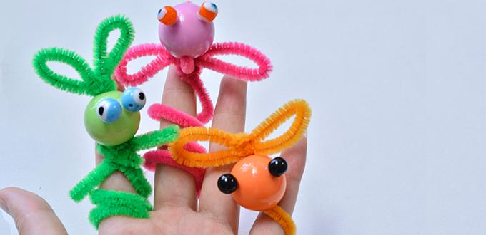 Family DIY Project - How to Make Easy Chenille Sticks Crafts with Kids at Home