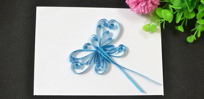 Pandahall’s Free Tutorial on How to Make a Handmade Quilling Paper Butterfly Card