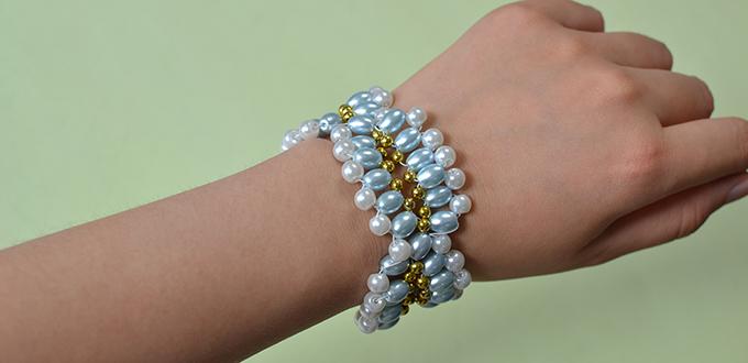 How to Make Beading Bracelets with Pearl Beads for Girls