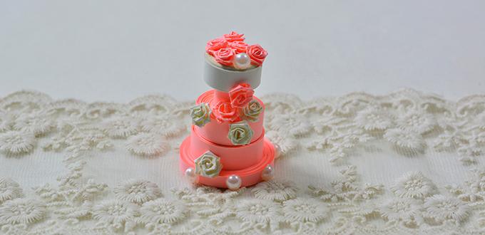 Free Instructions on How to Make a 3D Paper Quilling Cake Craft for Kids 