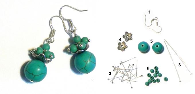 Fantastic Turquoise Earrings Making Instructions