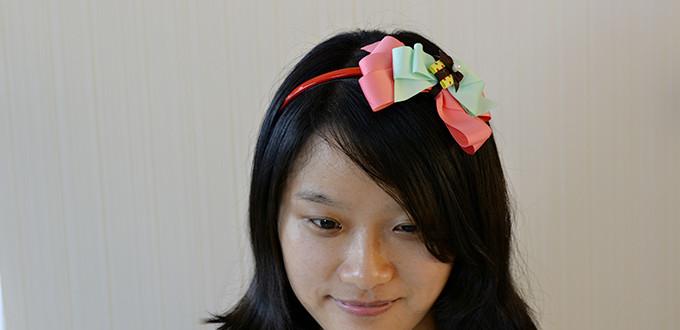 How to Make Satin Ribbon Bow Headbands for Little Girls