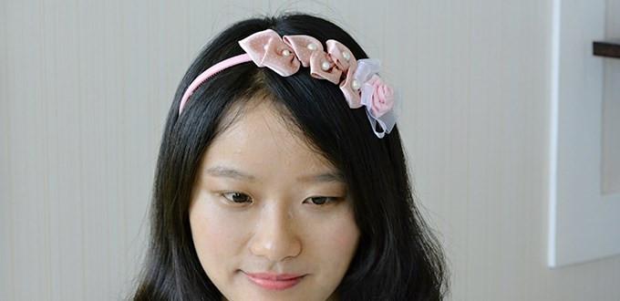 Pandahall Tutorial - How to Create Your Own Pink Ribbon Headband at Home-  