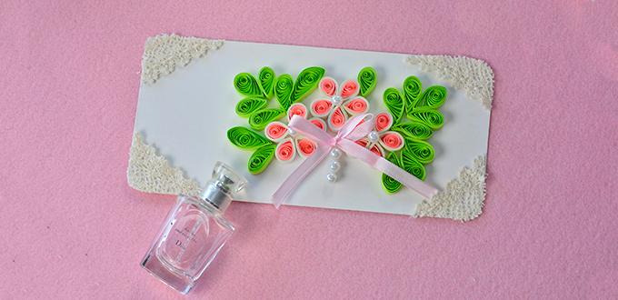  Pandahall Video Tutorial on Making a Beautiful Quilling Paper Flower Gift Card