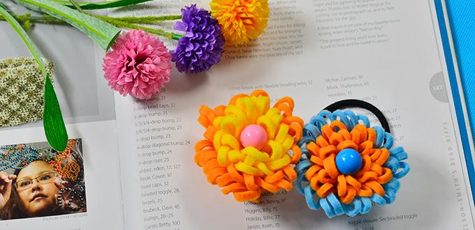 Pandahall Video Tutorial on How to Make Beautiful Felt Floral Hair Bands for Girls 