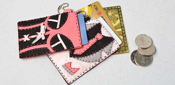 Pandahall Tutorial on How to Make His-and-hers Simple Card Holders