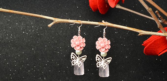 How to Make Fancy Resin Flower Earrings within 5 Minutes