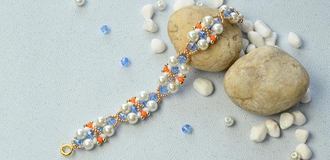 Pandahall Tutorial on How to Make a Handmade Delicate Pearl Bead Bracelet