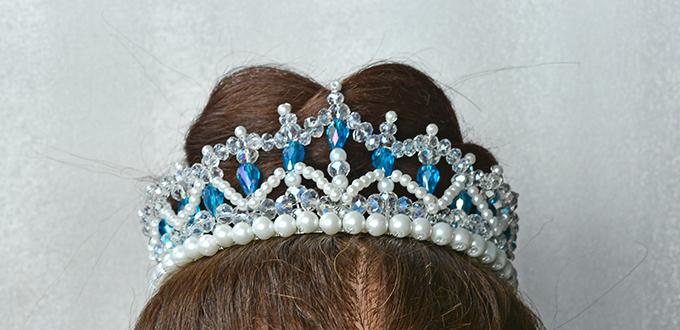 Crystal Pearl Crown - Tutorials on Making a Bridal Crown