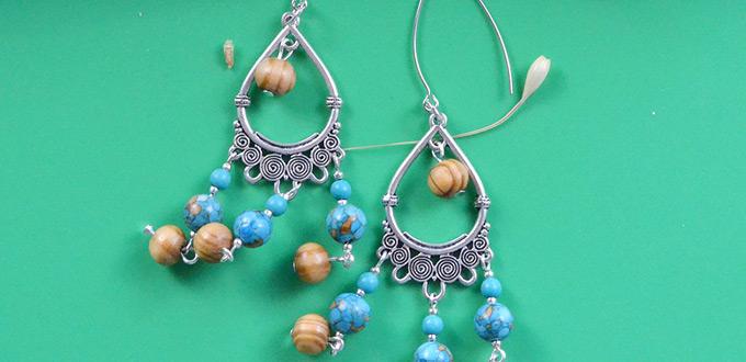 Beebeecraft Tutorials on Making a Pair of Ethnic Style Earrings