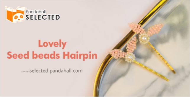 PandaHall Selected Tutorial on Lovely Seed Beads Hairpin